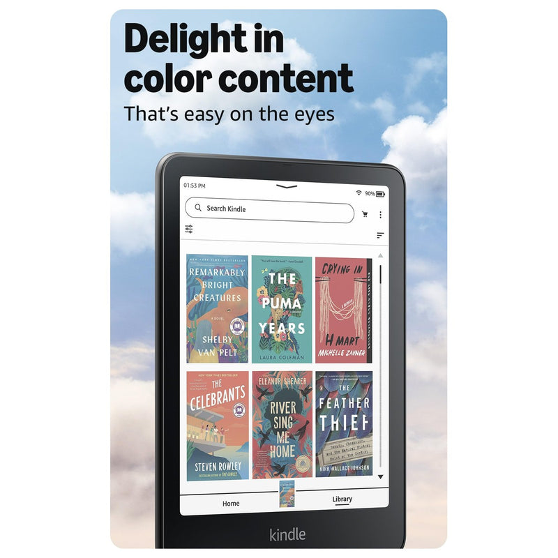Amazon Kindle Colorsoft Signature Edition con pantalla a color, luz frontal automática, carga inalámbrica y 32GB