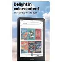 Amazon Kindle Colorsoft Signature Edition con pantalla a color, luz frontal automática, carga inalámbrica y 32GB