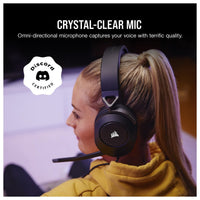 CORSAIR HS65 SURROUND Auriculares gaming multiplataforma con Dolby Atmos, SoundID, compatible iCUE - PC, Mac, PS5, PS4, Xbox
