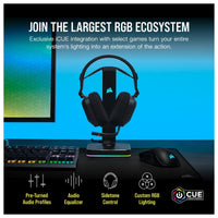 CORSAIR HS80 RGB Wireless Auriculares Gaming Multiplataforma con Sonido Inmersivo y Micrófono de Calidad