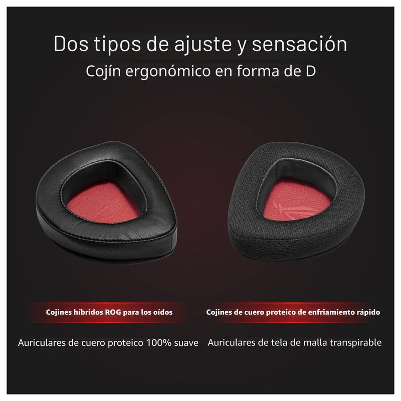 ASUS ROG Delta S Core - Auriculares Gaming con Sonido Envolvente 7.1 y Micrófono Certificado Discord, Para PC, Switch, PS4, PS5