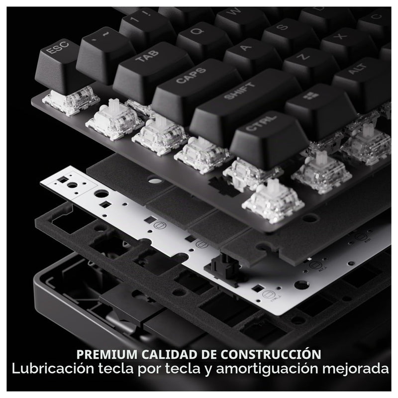 SteelSeries Apex Pro TKL Gen 3 con interruptores Omnipoint, actuación ajustable, rapid trigger, presets para juegos y modo de protección