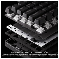SteelSeries Apex Pro TKL Gen 3 con interruptores Omnipoint, actuación ajustable, rapid trigger, presets para juegos y modo de protección