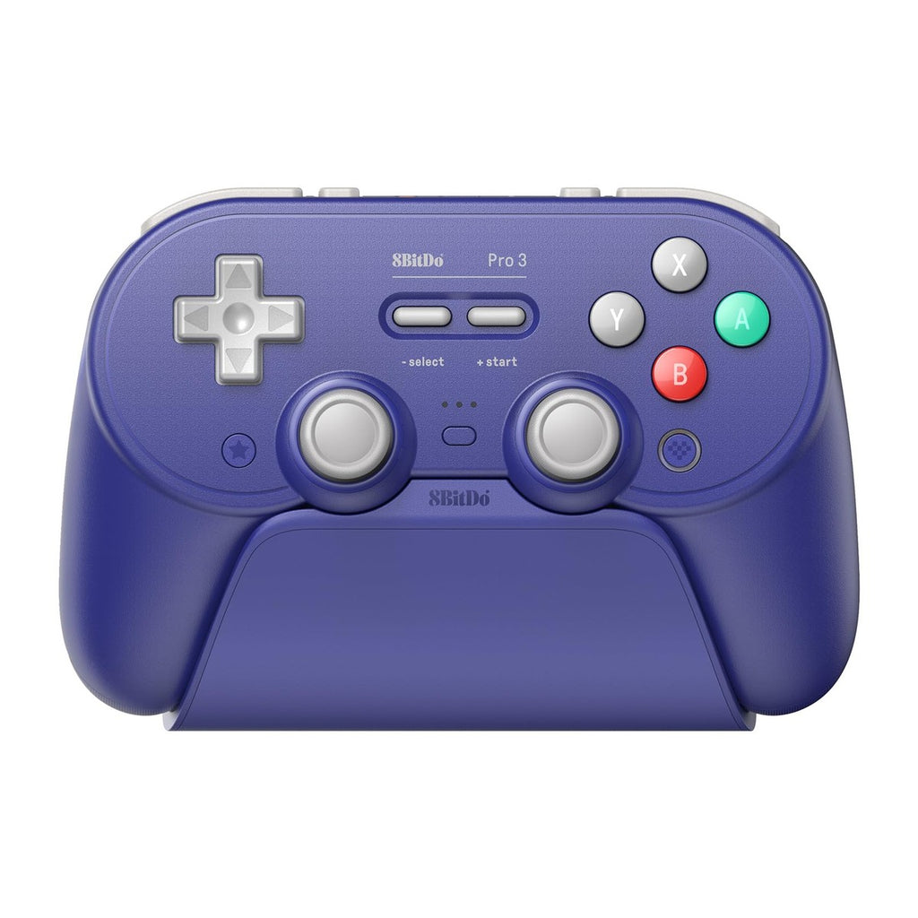8BitDo Pro 3 Bluetooth Controller Multiplataforma con Joysticks TMR y Botones Intercambiables