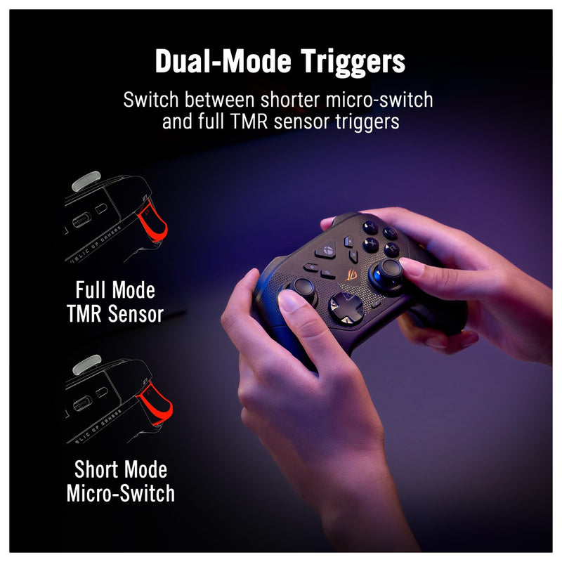 ASUS ROG Raikiri II Wireless Controller para Xbox Series, ROG Ally y PC con batería de larga duración