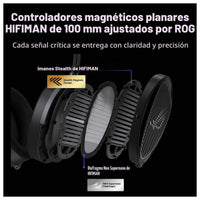 ASUS ROG Kithara Auriculares Gaming Audiófilos con Micrófono y Controladores Magnéticos