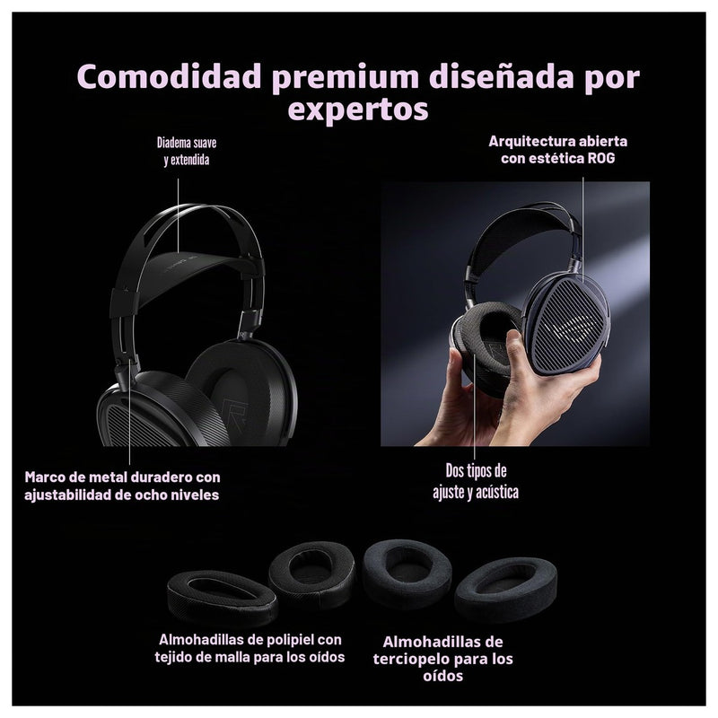 ASUS ROG Kithara Auriculares Gaming Audiófilos con Micrófono y Controladores Magnéticos