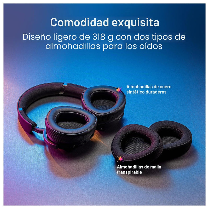 ASUS ROG Delta II Wireless Gaming Headset Mic Tri-Mode Connectivity for PC PS5 PS4 Xbox Switch Mobile
