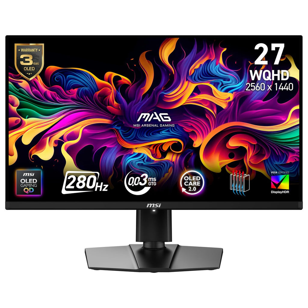 MSI MAG 271QP QD-OLED X28 - Monitor de juegos QHD
