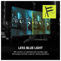 Monitor para juegos MSI MAG 274CF E20 con resolución FHD, 200Hz, 0.5ms, HDR, Adaptive Sync, HDMI y DisplayPort, negro