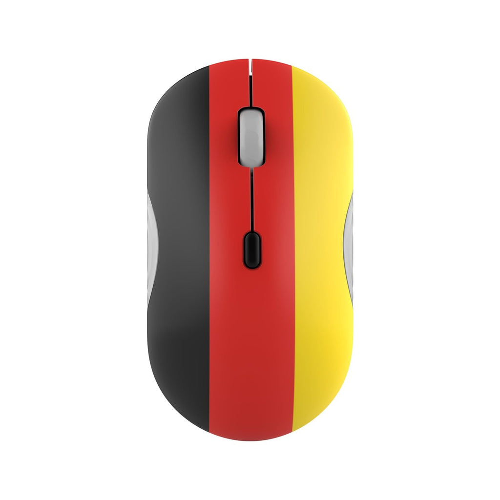 Lenovo Mouse silencioso Bluetooth 350 Fan Edition, ergonómico e inalámbrico, multimodal con batería duradera
