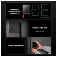Cerradura inteligente Aqara U100 sin llave, compatible con Apple HomeKit, Alexa, Google e IFTTT, con teclado táctil y Bluetooth
