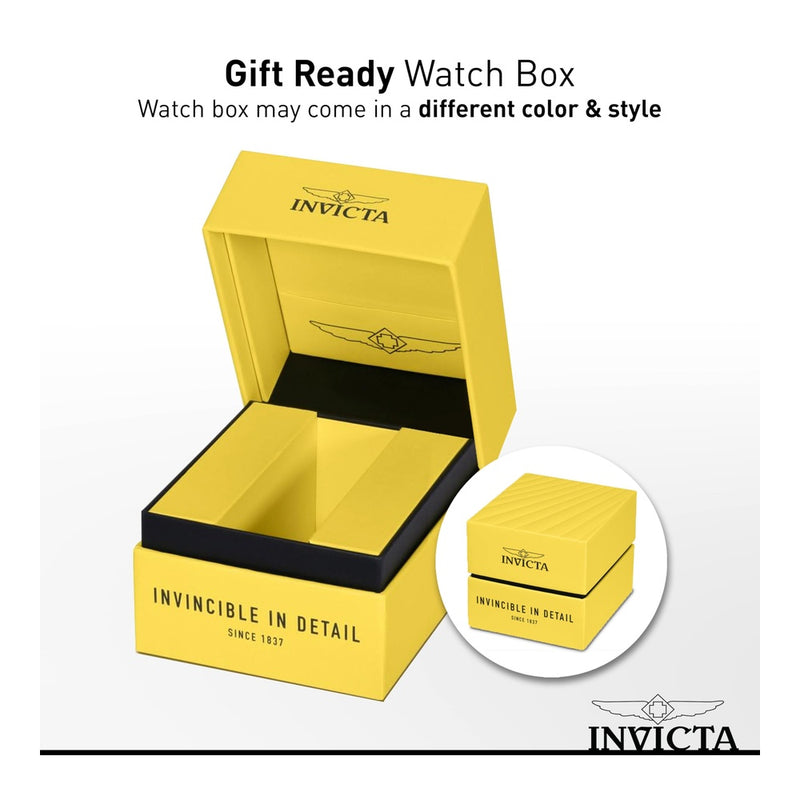 Reloj especial de acero inoxidable Invicta 12847 con banda azul para hombre