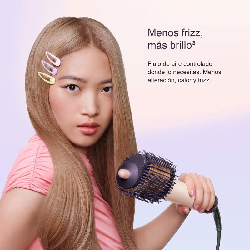 Dyson Airsmooth - Cepillo Moldeador y Secador, Voltaje Universal (Ceramic Pink / Rose Gold)