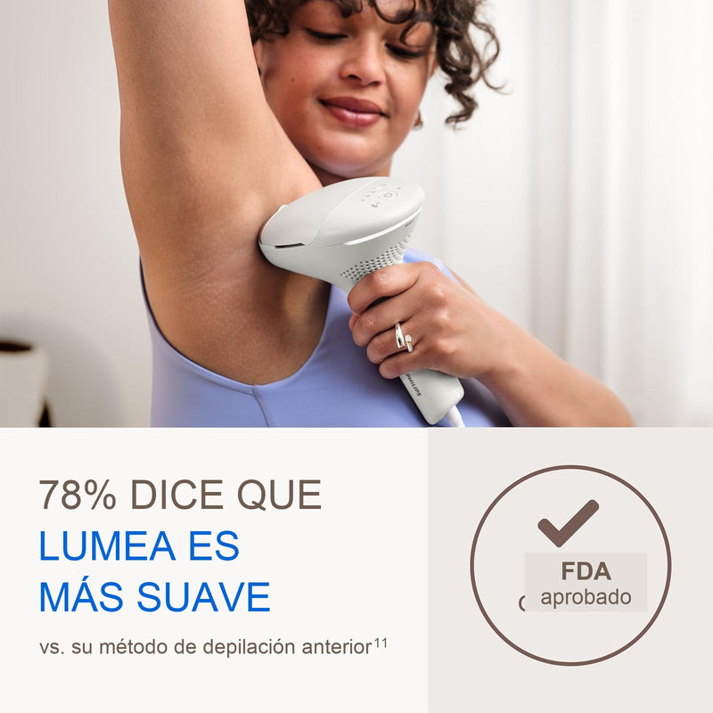 Philips Lumea IPL 9900 Pro - Depiladora IPL SenseIQ con 4 accesorios (BRC344/03)