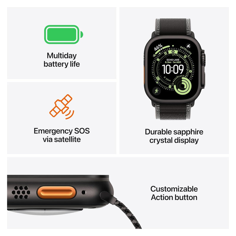 Apple Watch Ultra 3 (GPS + Cellular) - Titanio Negro
