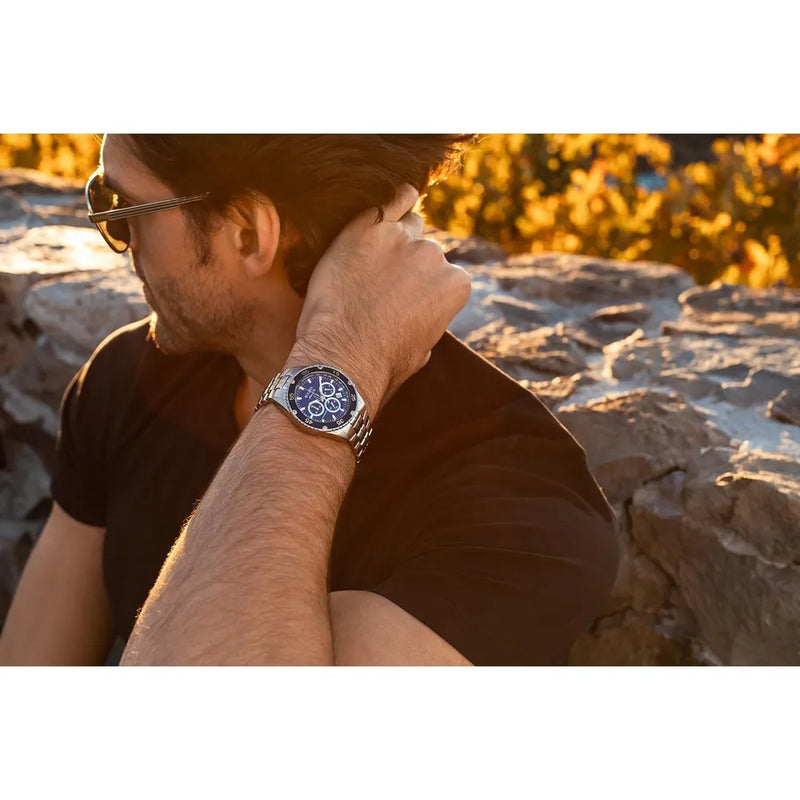 Reloj Bulova 98B400 Marine Star Cronógrafo - Esfera Azul 41.5mm