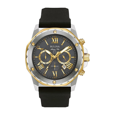 Bulova Marine Star Cronografo - Plateado