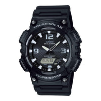 Reloj Casio AQS800W con pantalla analógica y digital, energía solar, temporizador, alarma y luz LED