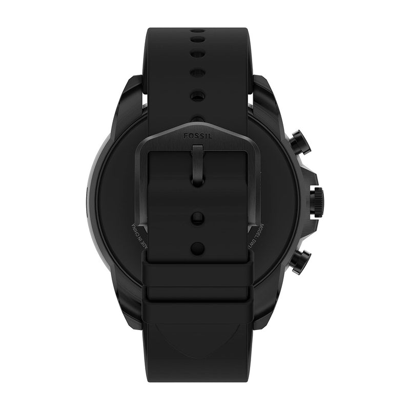 Fossil Reloj inteligente pantalla táctil Gen 6, 4.39 cm con Alexa, frecuencia cardíaca, oxígeno en sangre, GPS, pagos sin contacto, Negro