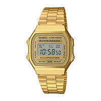 Casio Colección Reloj Unisex Adultos A168WG con resistencia al agua y acero inoxidable, ideal para cualquier ocasión