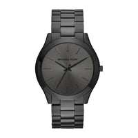 Michael Kors Reloj de gran tamaño Slim Runway, acero inoxidable para hombre, sofisticado y resistente al agua