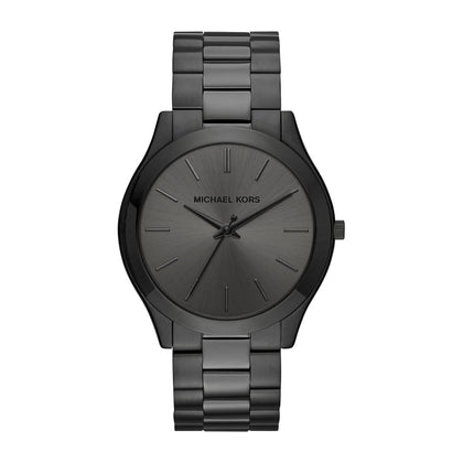 Michael Kors Reloj de gran tamaño Slim Runway, acero inoxidable para hombre, sofisticado y resistente al agua