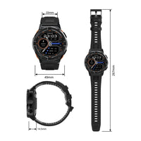 CARBINOX X-Ranger Smart Watch con llamadas, rastreador fitness resistente al agua IP69K, compatible Android e iOS, pantalla AMOLED