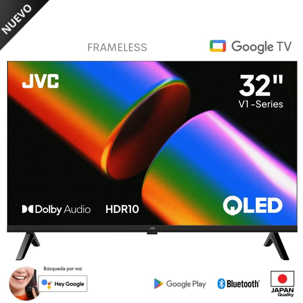 Televisor JVC 32” QLED HD  gran nitidez Lt-32km1584