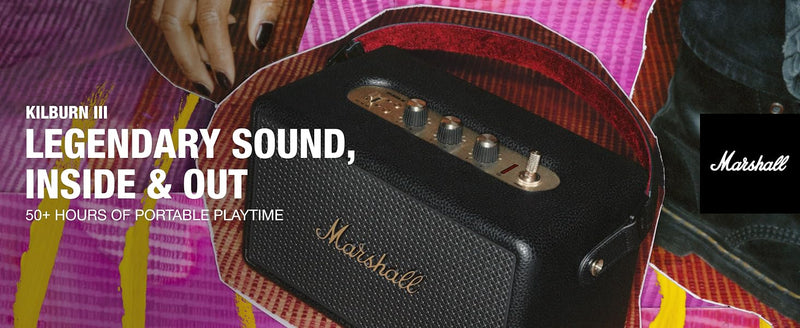 Marshall Kilburn III Portable Bluetooth Speaker - Cream