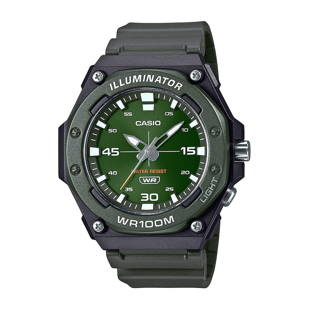 Reloj Digital Casio para Hombre con Luz LED, Resistencia al Agua 100M, Diseño Robusto y Moderno
