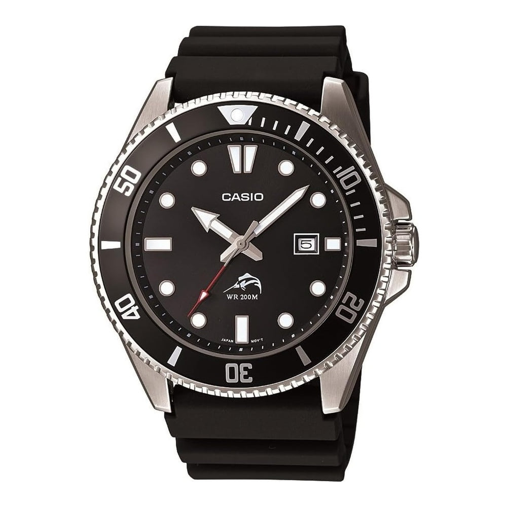 Casio MDV106 Reloj Unisex Analógico con Caja de Acero Inoxidable, Banda de Resina y Resistencia al Agua 200M