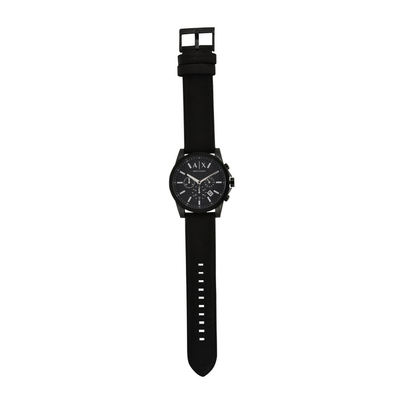 Reloj cronógrafo para hombre AX Armani Exchange, correa de cuero, acero inoxidable o silicona, moderno y resistente