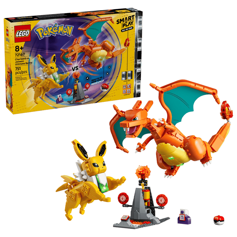 Pre venta LEGO® SMART Play™: Charizard vs. Jolteon Ultimate Battle