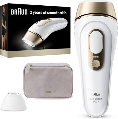 Braun Silk·Expert Pro 5 PL5137 - Depiladora Láser IPL para Cuerpo y Cara (incluye rasuradora Venus)