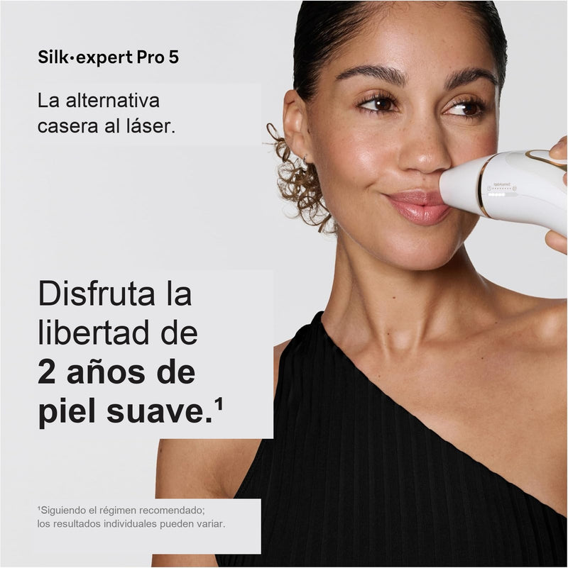 Braun Silk·Expert Pro 5 PL5137 - Depiladora Láser IPL para Cuerpo y Cara (incluye rasuradora Venus)
