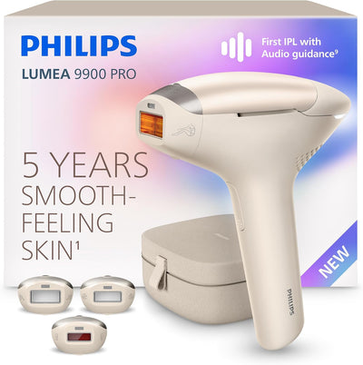 Philips Lumea IPL 9900 Pro - Depiladora IPL con SenseIQ Pro (BRC332/03)