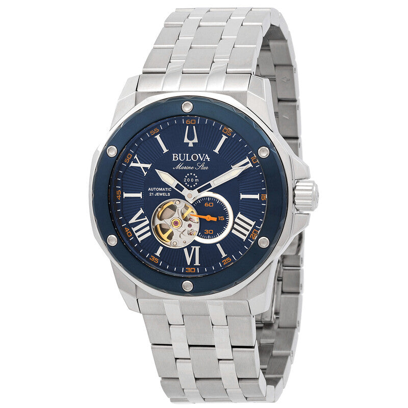 Reloj Bulova Marine Star Automático - Esfera Azul (98A302)