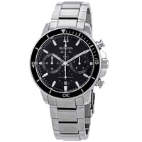 Bulova Series C Black Dial Marine Star Men New 96B272 Chronograph Watch (45MM)