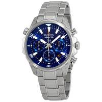 Bulova Marine Star Blue Dial Men's 96B256 Quartz Watch 43mm New Stainless Steel
