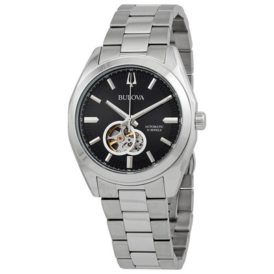 Reloj Bulova Surveyor Automático - Esfera Negra (96A270)