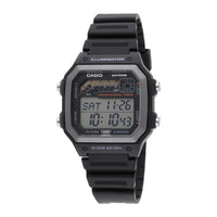 Reloj Casio Serie WS1600H con diseño deportivo, cronómetro, temporizador, luz LED y resistencia al agua, alarma, calendario y batería de larga duración