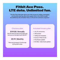 Fitbit Google Ace LTE - Kids Smartwatch with Call