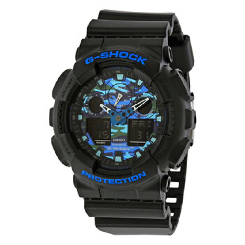 Casio G Shock Grey Digital Dial Resin Men's Watch GA100C-8ACR