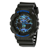 Casio G Shock Grey Digital Dial Resin Men's Watch GA100C-8ACR