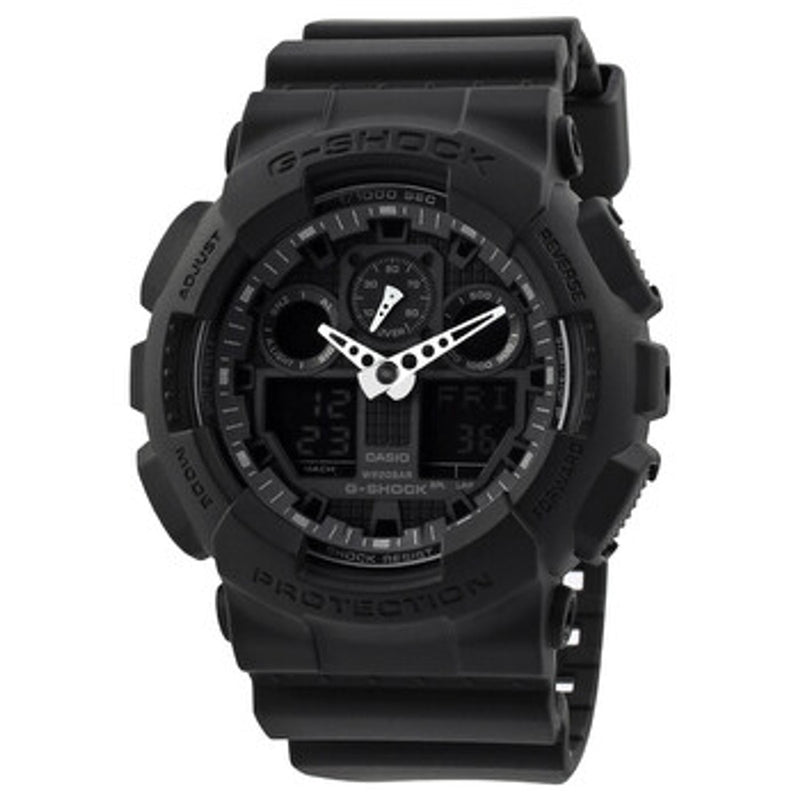 Casio G Shock Grey Digital Dial Resin Men's Watch GA100C-8ACR