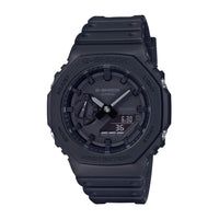 Reloj de pulsera G-Shock serie GA-2100 para mujer, diseño robusto con luz LED y esfera analógica-digital, resistente y ligero