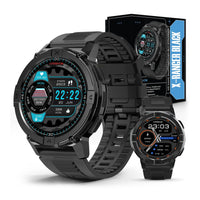 CARBINOX X-Ranger Smart Watch con llamadas, rastreador fitness resistente al agua IP69K, compatible Android e iOS, pantalla AMOLED