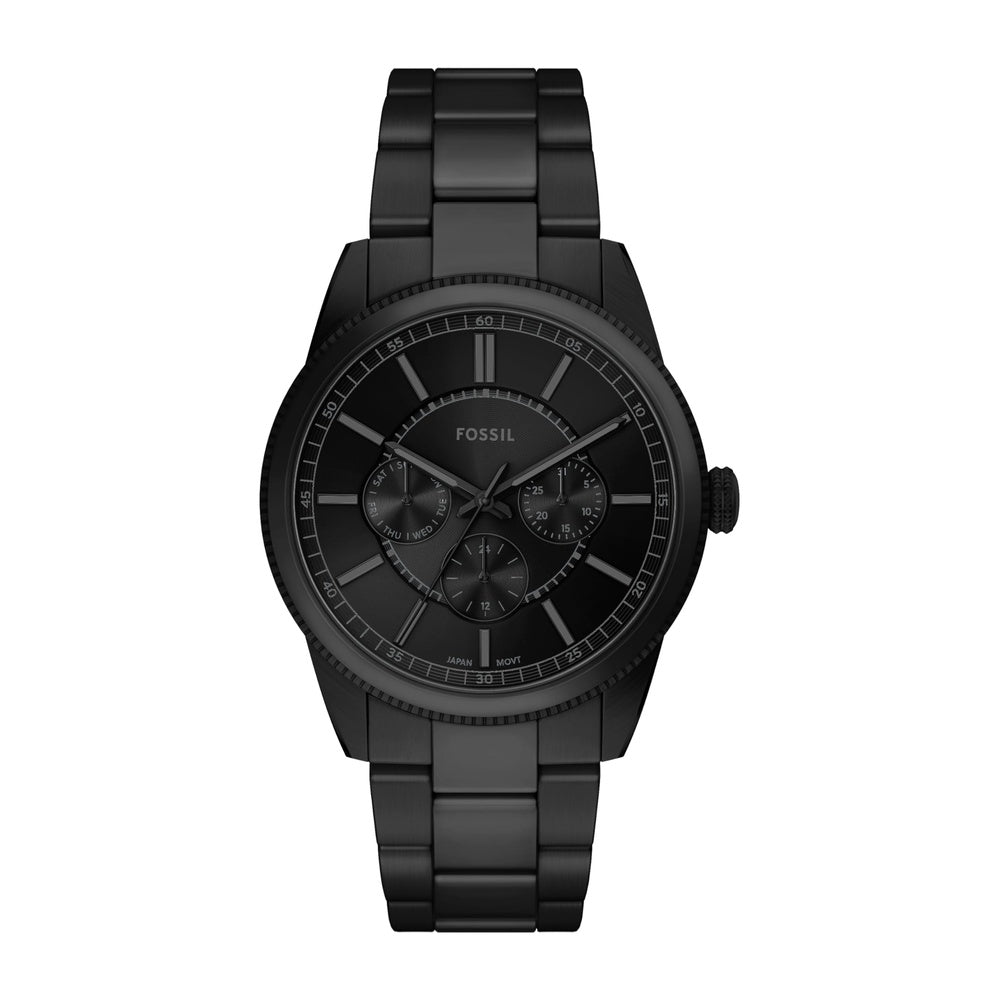 Reloj multifuncional de acero inoxidable Fossil Pearson para hombre, resistente a los arañazos, con subesferas de día y fecha