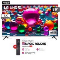 Televisor LG 86" 4K UHD Smart TV webOS 86UA8050PSA